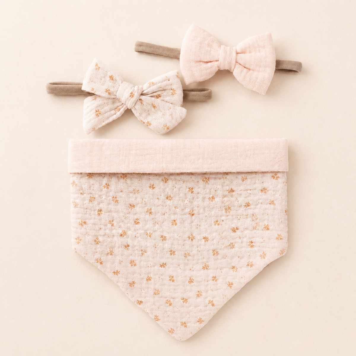 Bavoir bandana & nœuds