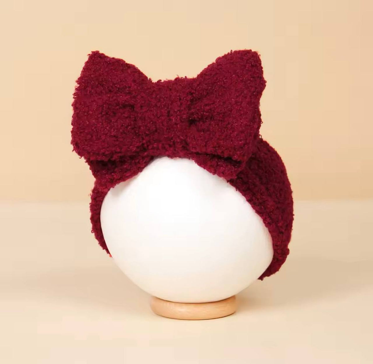 Le Cocon — Bandeau bébé tout doux à grand nœud